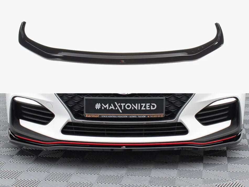 Maxton Front Splitter V.2 Hyundai I30 N Mk3 Hatchback / Fastback