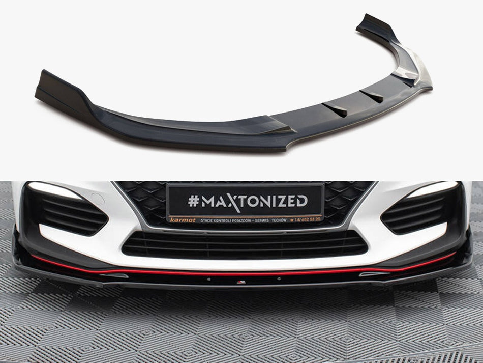 Maxton Front Splitter V.3 Hyundai I30 N Mk3 Hatchback / Fastback