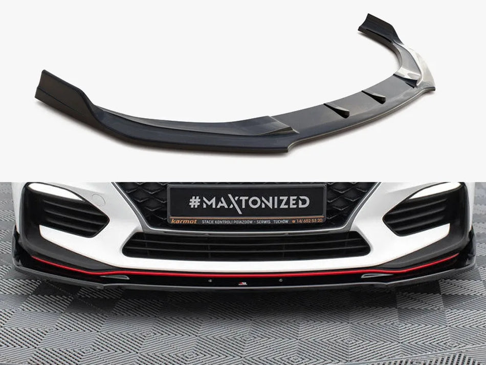 Maxton Front Splitter V.3 Hyundai I30 N Mk3 Hatchback / Fastback