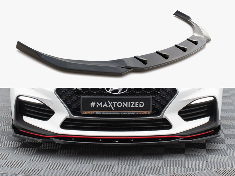 Maxton Front Splitter V.4 Hyundai I30 N Mk3 Hatchback / Fastback