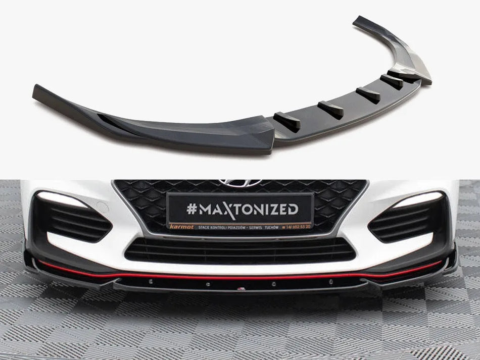 Maxton Front Splitter V.5 Hyundai I30 N Mk3 Hatchback / Fastback