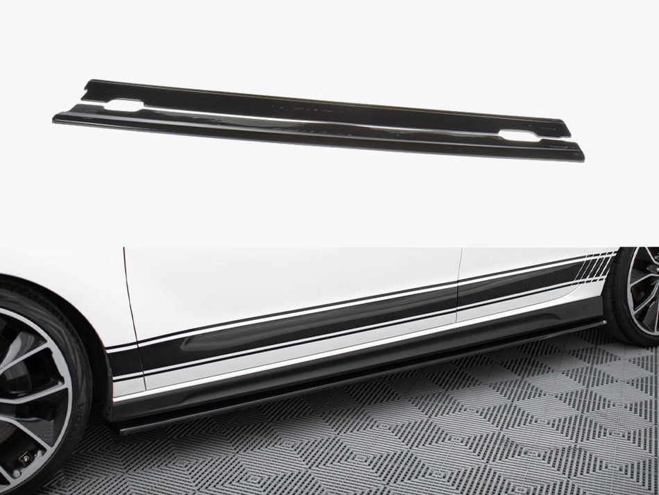 Maxton Side Skirts Diffusers V.1 Hyundai I30 N Mk3 Hatchback / Fastback