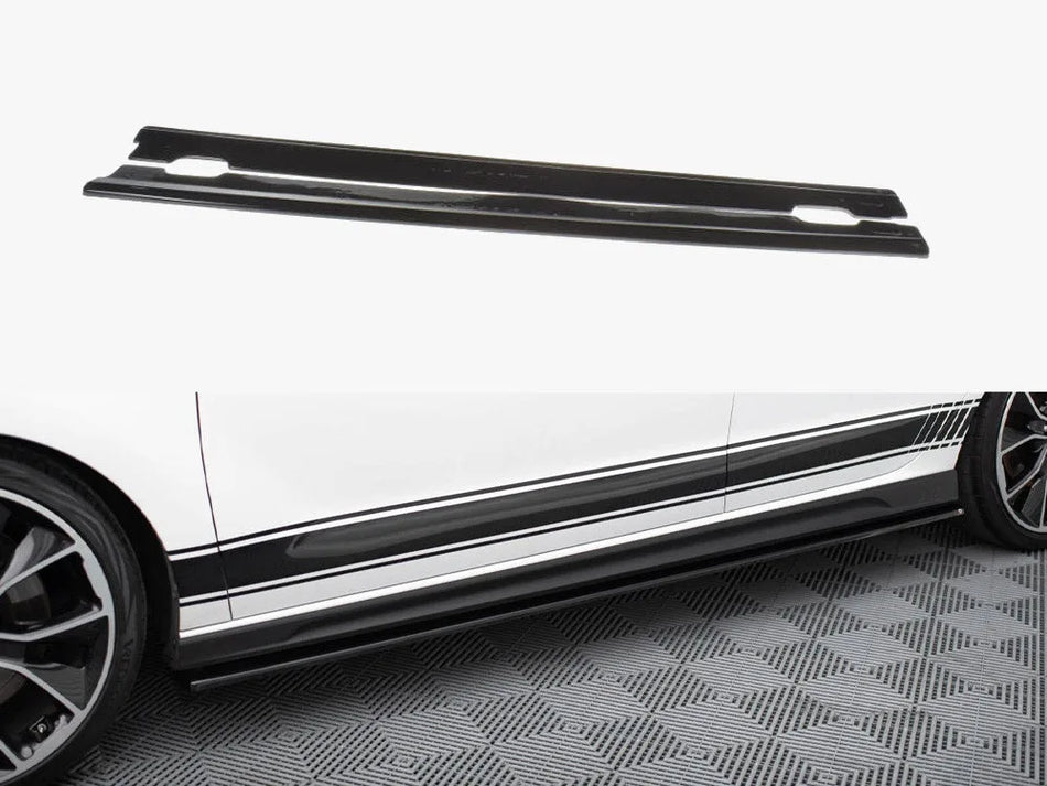 Maxton Side Skirts Diffusers V.1 Hyundai I30 N Mk3 Hatchback / Fastback