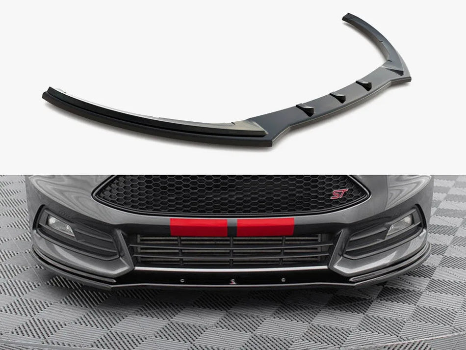 Maxton Front Splitter V.1 Ford Focus ST Mk3 FL