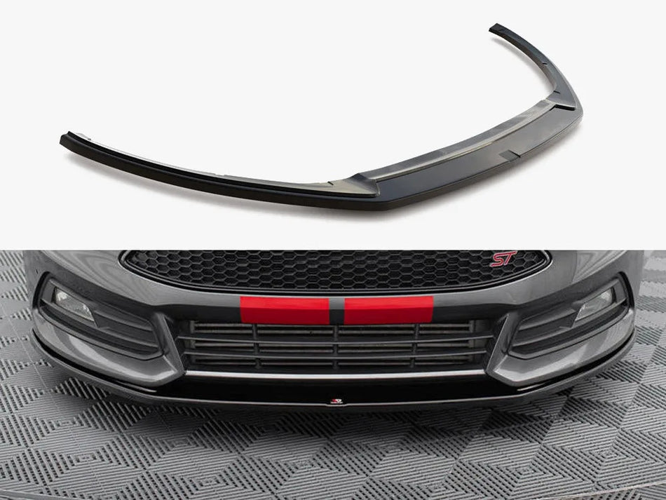 Maxton Front Splitter V.2 Ford Focus ST Mk3 FL