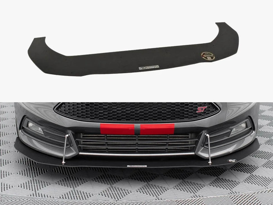 Maxton Racing Front Splitter V.1 Ford Focus ST Mk3 FL