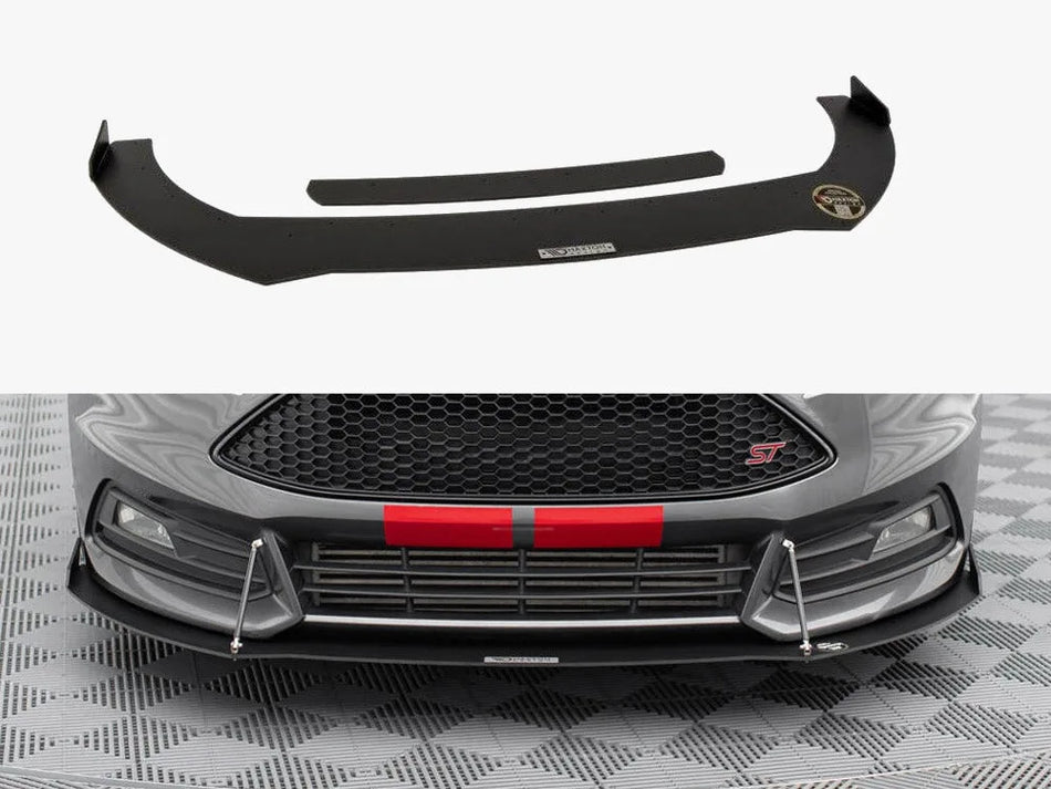 Maxton Racing Front Splitter V.2 Ford Focus ST Mk3 FL