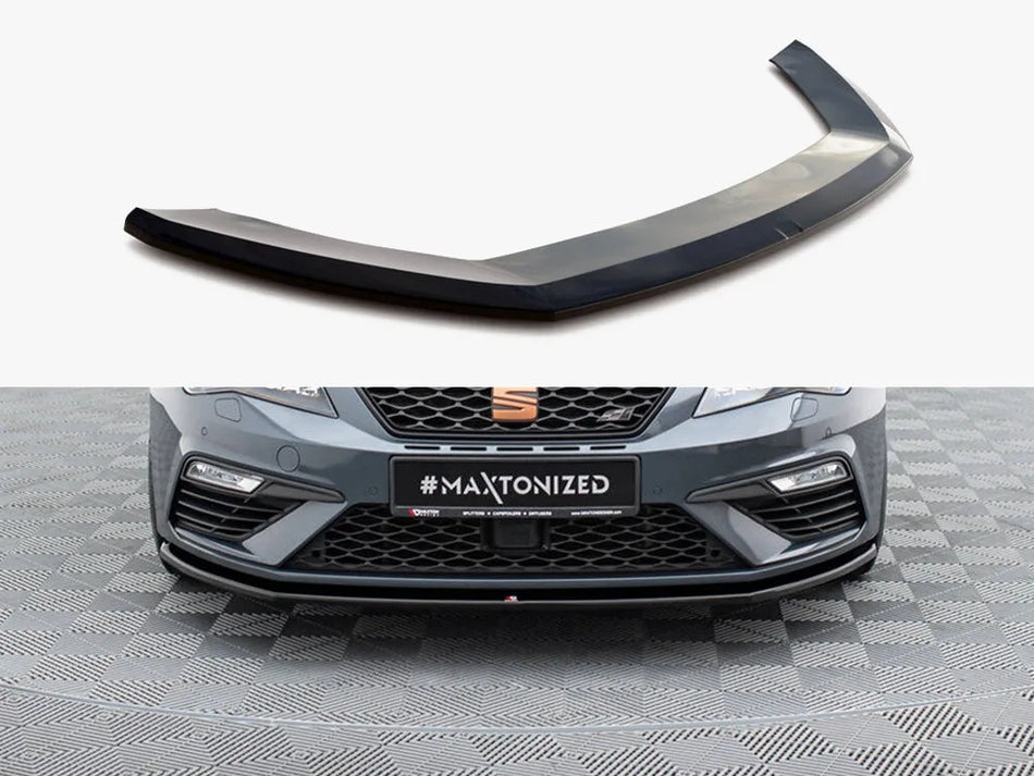 Maxton Front Splitter V.1 Seat Leon Cupra / FR Mk3 FL
