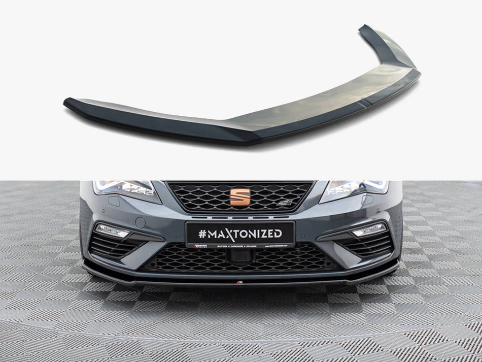 Maxton Front Splitter V.2 Seat Leon Cupra / FR Mk3 FL