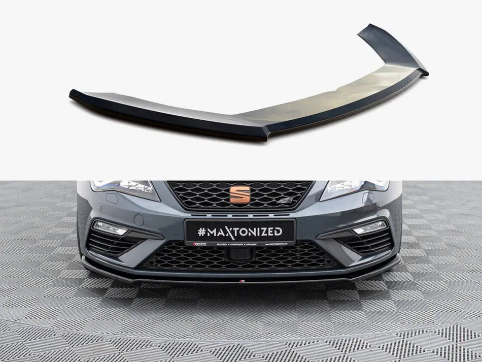 Maxton Front Splitter V.4 Seat Leon Cupra / FR Mk3 FL