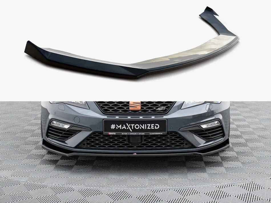 Maxton Front Splitter V.7 Seat Leon Cupra / FR Mk3 FL