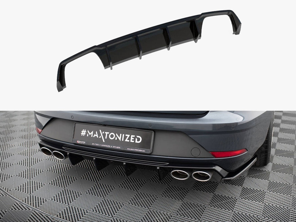 Maxton Rear Valance V.3 Seat Leon Cupra ST Mk3 FL