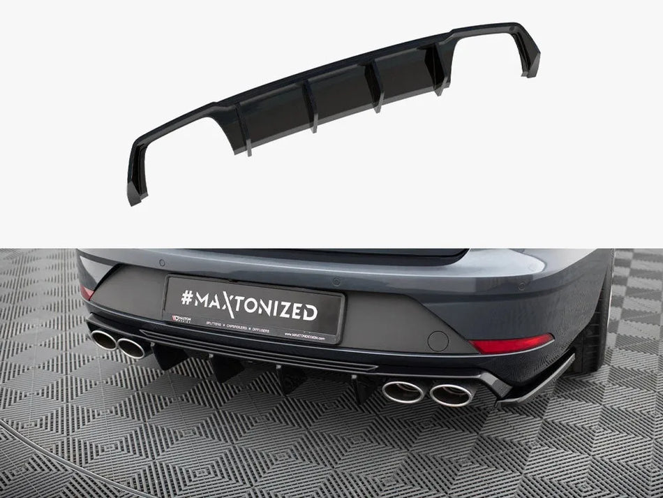 Maxton Rear Valance V.3 Seat Leon Cupra ST Mk3 FL