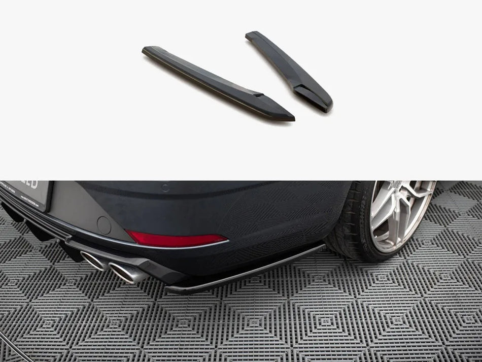 Maxton Rear Side Splitters V.2 Seat Leon Cupra Mk3 FL Sportstourer