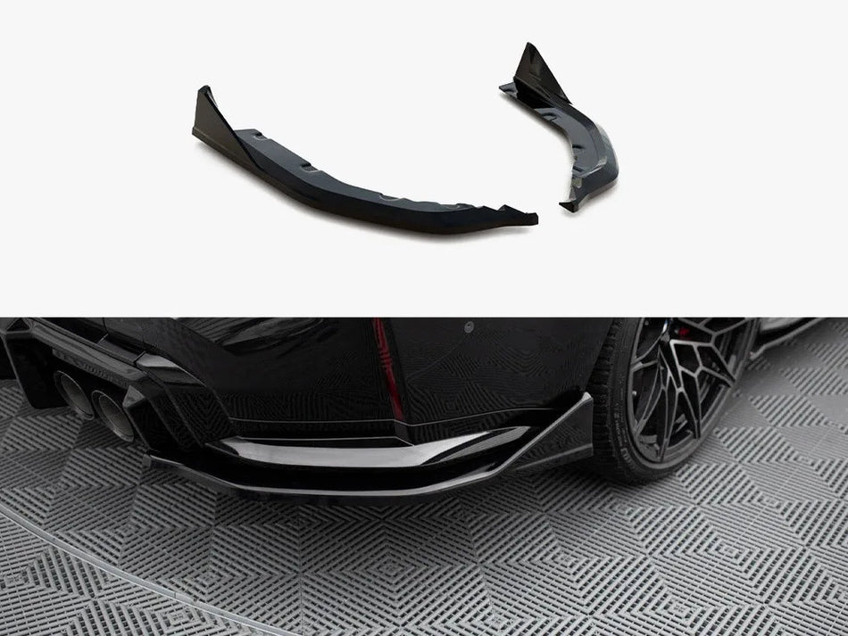 Maxton Rear Side Splitters V.6 CSL Look (For rear valance v.1) BMW M3 G80