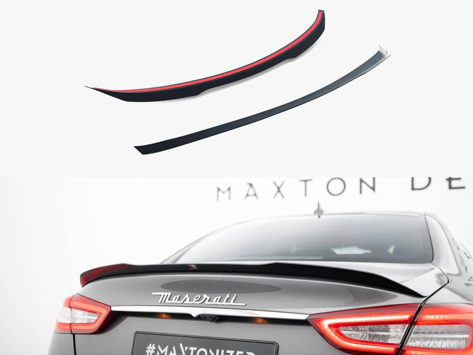 Maxton Spoiler CAP Maserati Quattroporte Mk6 - Carbon Look