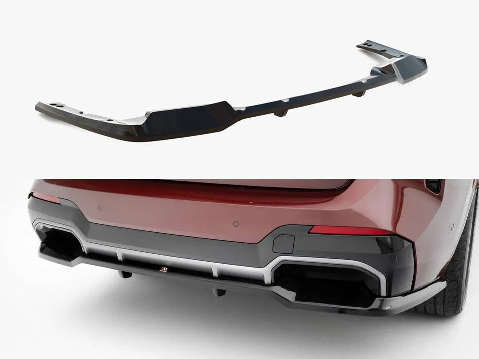 Maxton Rear Splitter (Vertical Bars) BMW iX3 M-Pack G08 Facelift