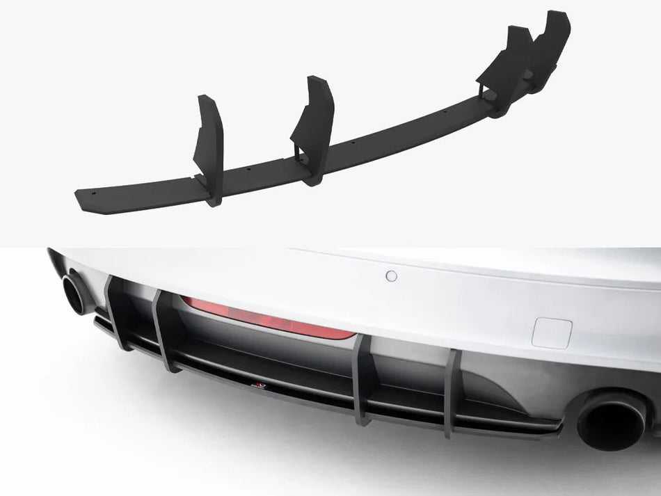 Maxton Street PRO Rear Diffuser Audi TT S-Line 8J Facelift