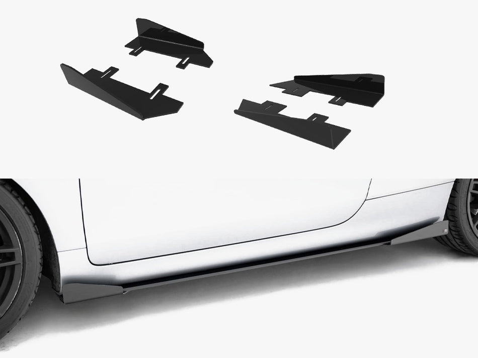 Maxton Side Flaps Audi TT S / TT S-Line 8J Facelift