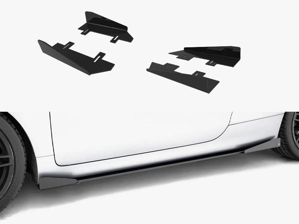 Maxton Side Flaps Audi TT S / TT S-Line 8J Facelift