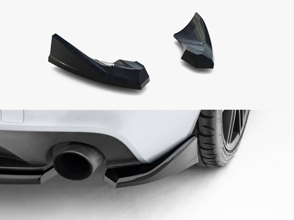 Maxton Rear Side Splitters Audi TT S-Line 8J Facelift
