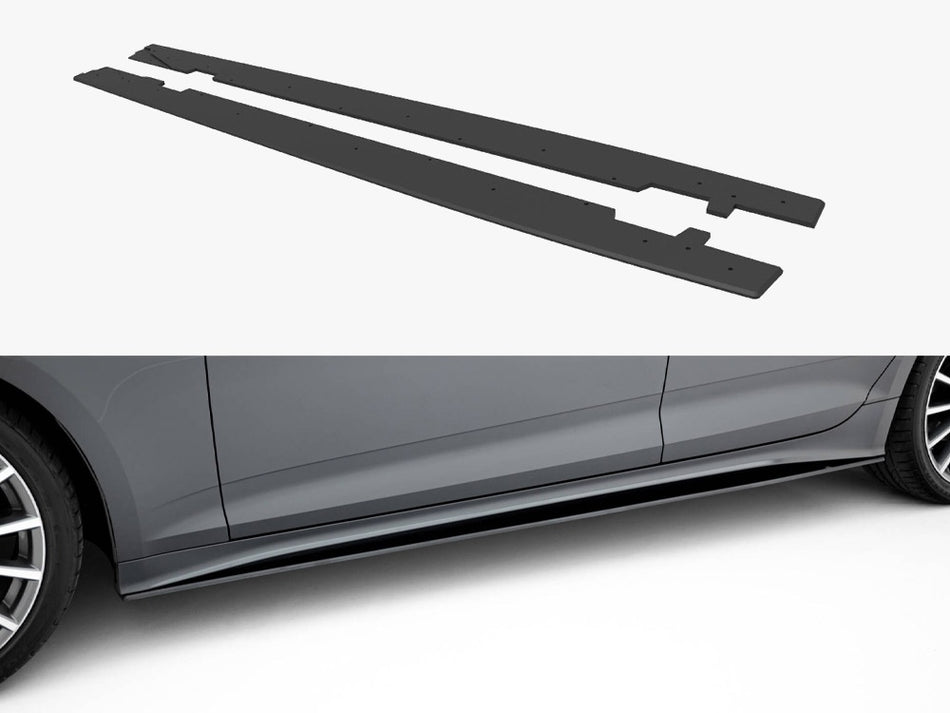 Maxton Street PRO Side Skirts Diffusers Audi A5 Sportback F5 Facelift