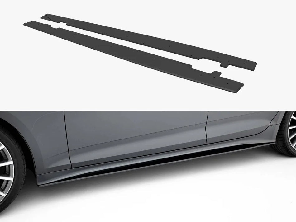 Maxton Street PRO Side Skirts Diffusers Audi A5 Sportback F5 Facelift