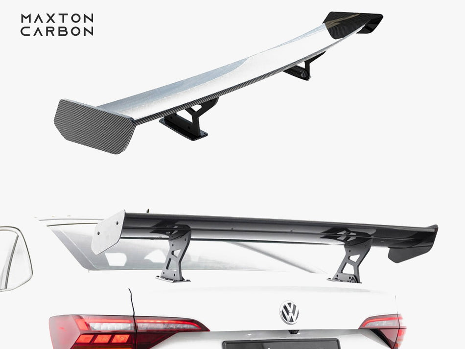 Maxton Carbon Spoiler With Internal Brackets Uprights Volkswagen Jetta GLI Mk7
