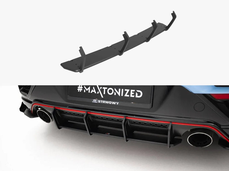 Maxton Street PRO Rear Diffuser Hyundai Veloster N Mk2