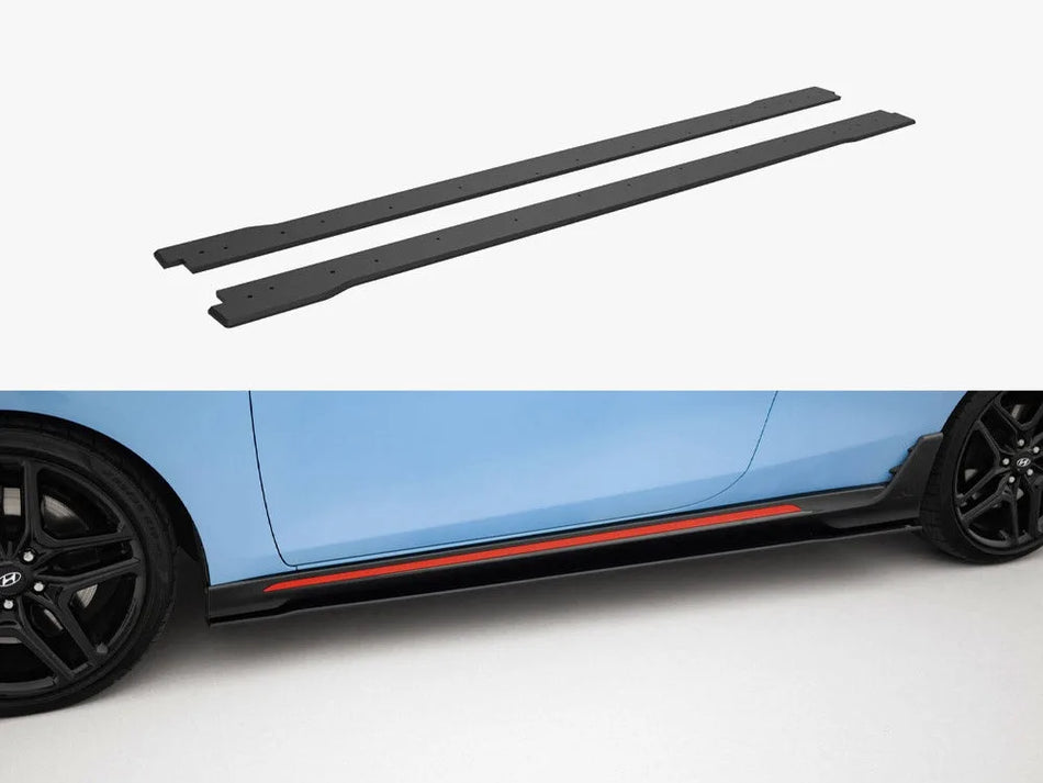 Maxton Street PRO Side Skirts Diffusers Hyundai Veloster N Mk2