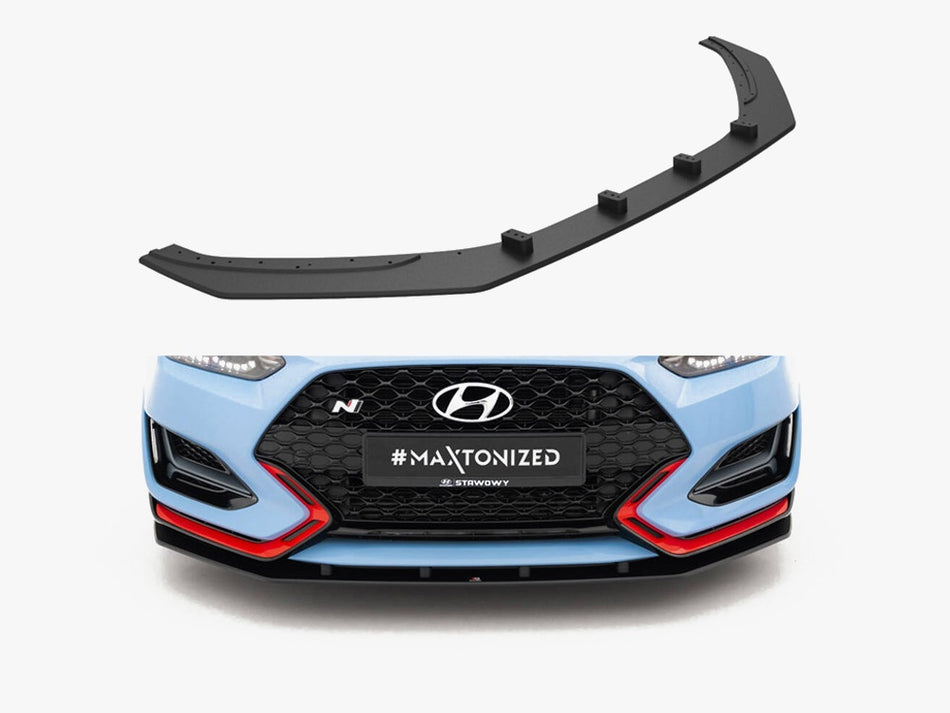 Maxton Street PRO Front Splitter Hyundai Veloster N Mk2
