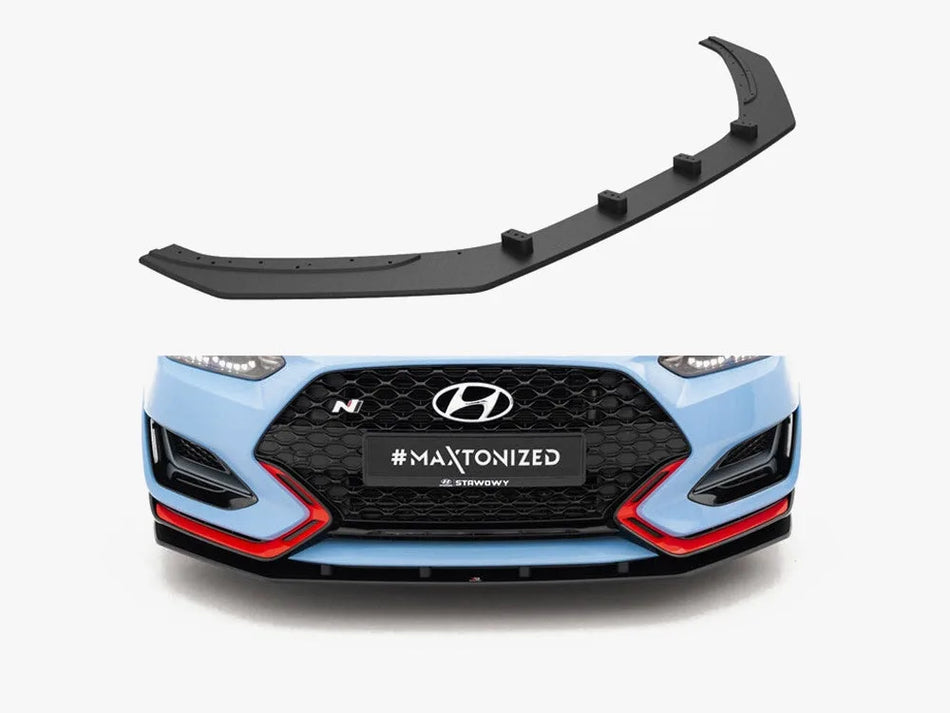 Maxton Street PRO Front Splitter Hyundai Veloster N Mk2