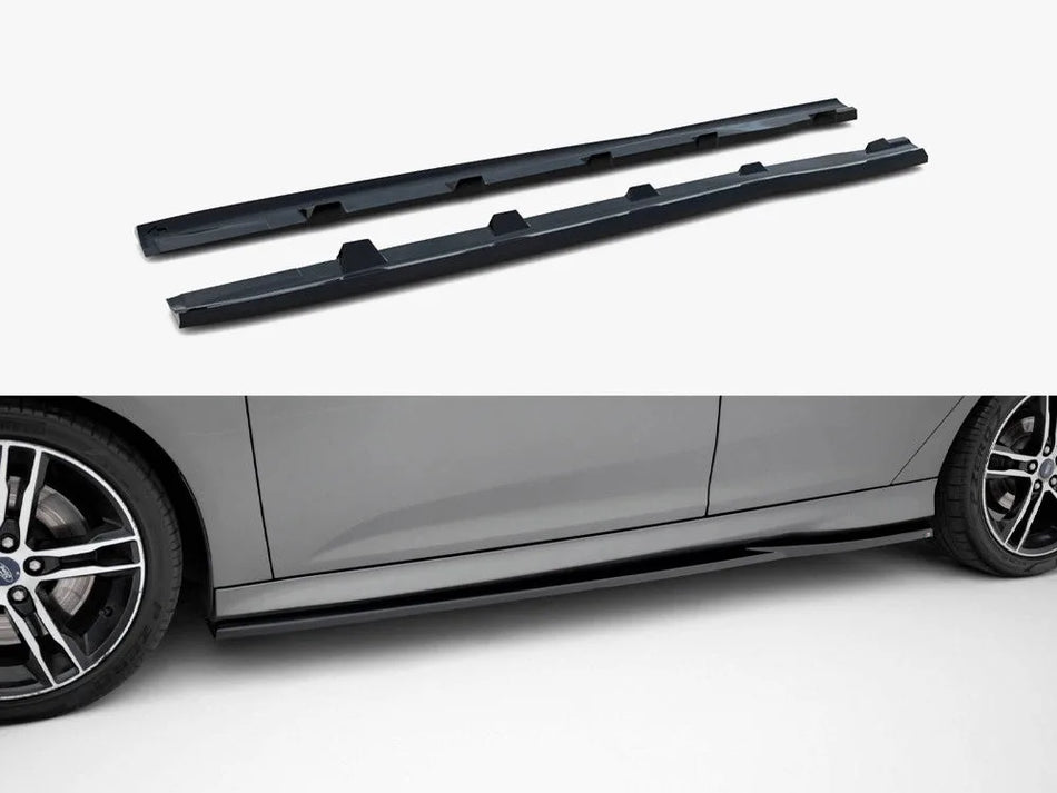 Maxton Side Skirts Diffusers V.3 Ford Focus ST Mk3