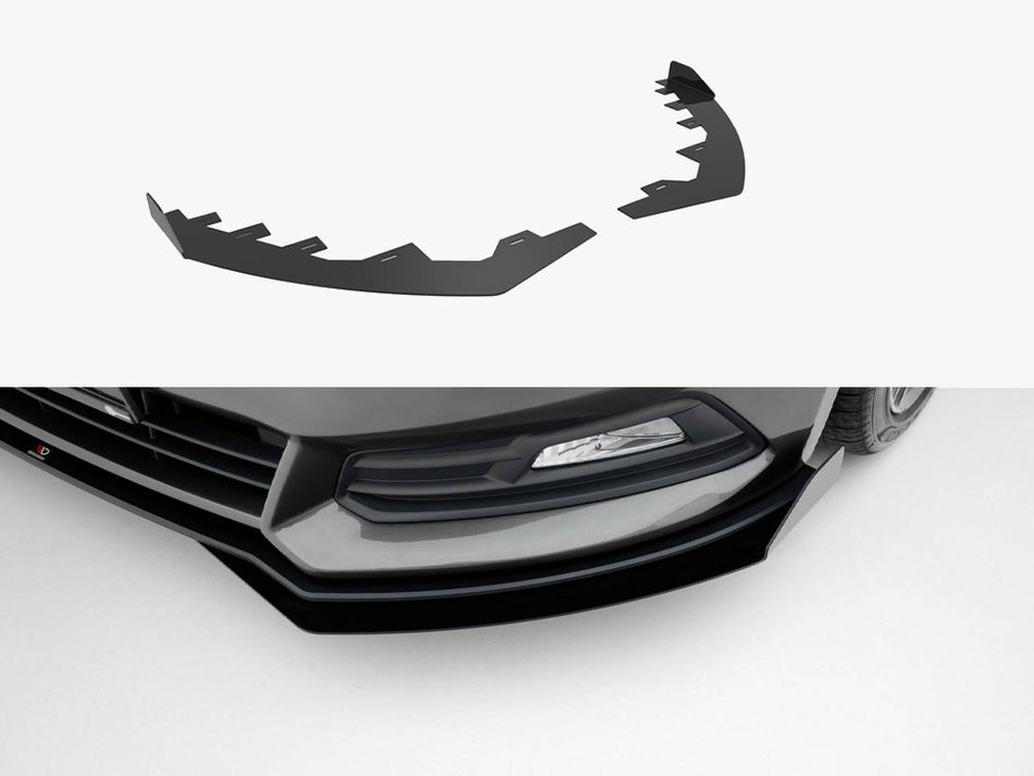 Maxton Front Flaps Ford Focus ST Mk3 Facelift