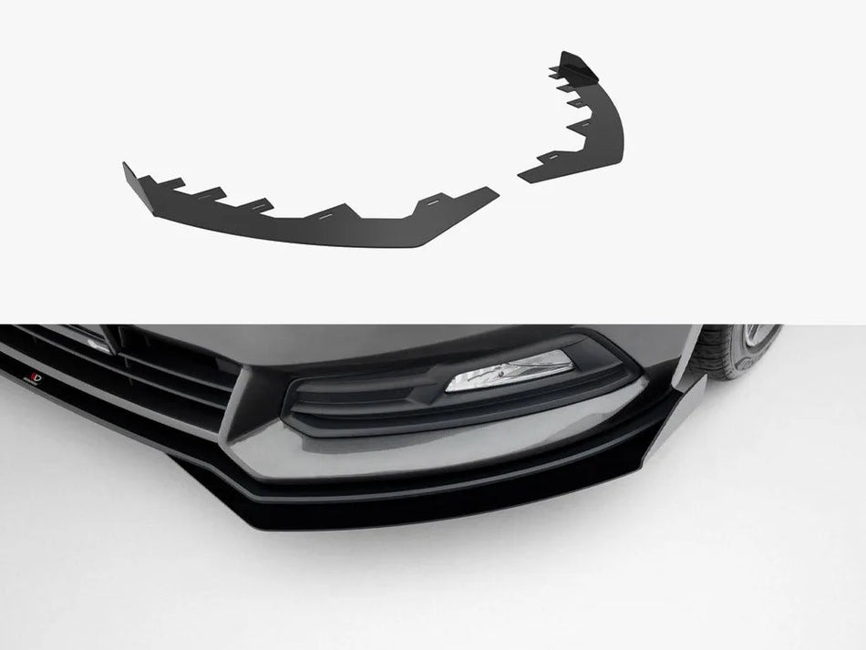 Maxton Front Flaps Ford Focus ST Mk3 Facelift