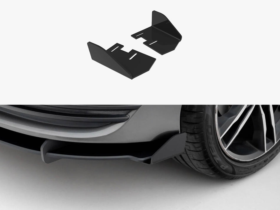 Maxton Rear Side Flaps Ford Focus ST Mk3 Facelift