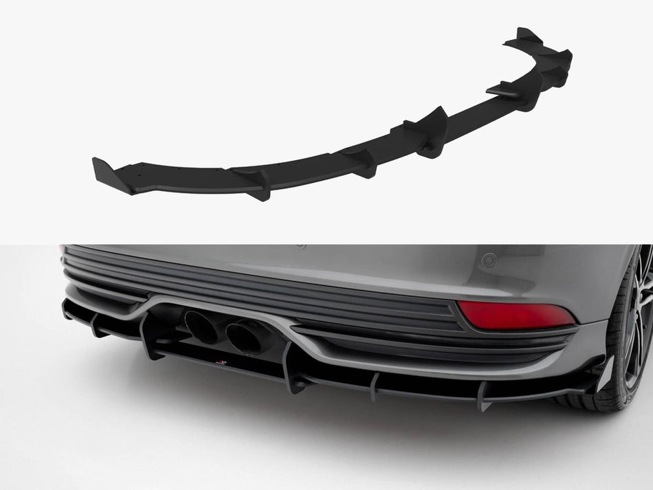 Maxton Street PRO Rear Diffuser + Flaps Ford Focus ST Mk3 Facelift