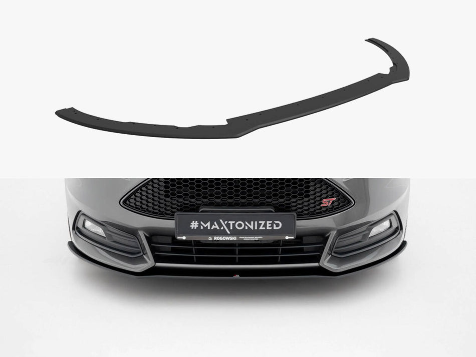 Maxton Street PRO Front Splitter Ford Focus ST Mk3 Facelift