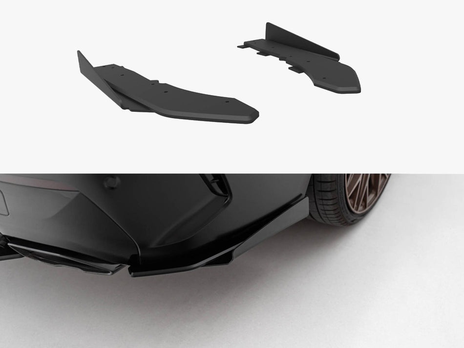 Maxton Street Pro Rear Side Splitters + Flaps BMW M440i G22 / G23