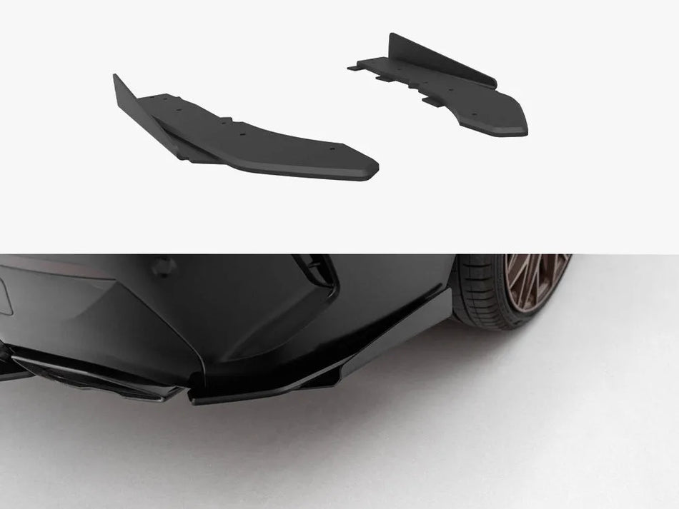 Maxton Street Pro Rear Side Splitters + Flaps BMW M440i G22 / G23