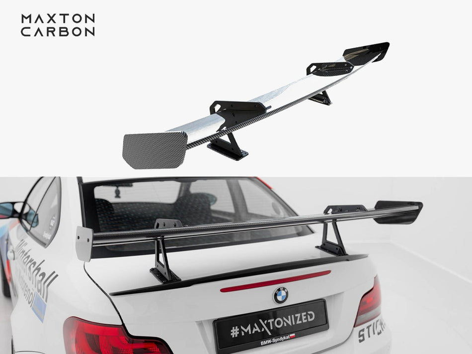 Maxton Carbon Spoiler With Upper Swan Mounting BMW 1 M E82