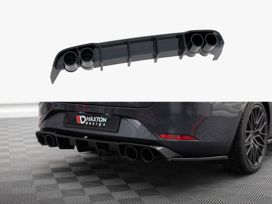 Maxton Rear Valance + Exhaust Ends Imitation Seat Leon ST FR Mk4