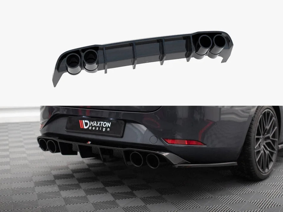 Maxton Rear Valance + Exhaust Ends Imitation Seat Leon ST FR Mk4