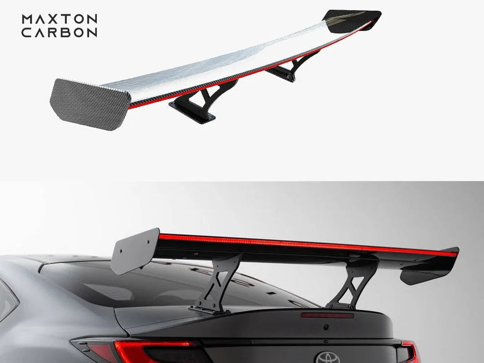 Maxton Carbon Spoiler With Internal Brackets Uprights + LED Toyota GR86