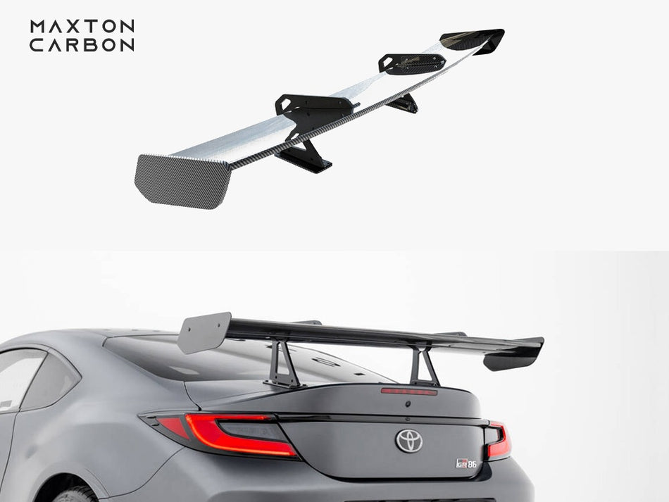 Maxton Carbon Spoiler With Upper Swan Mounting Toyota GR86