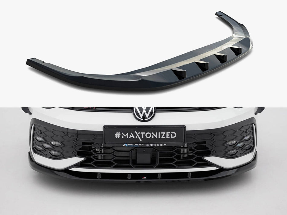 Maxton Front Splitter V.5 Volkswagen Golf GTI / GTE / R-Line Mk8 Facelift