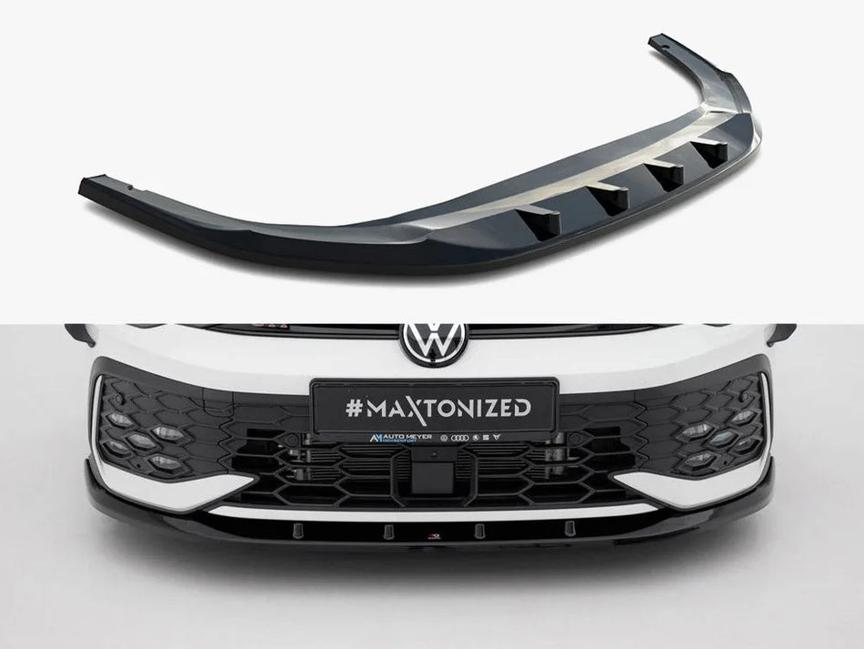 Maxton Front Splitter V.5 Volkswagen Golf GTI / GTE / R-Line Mk8 Facelift