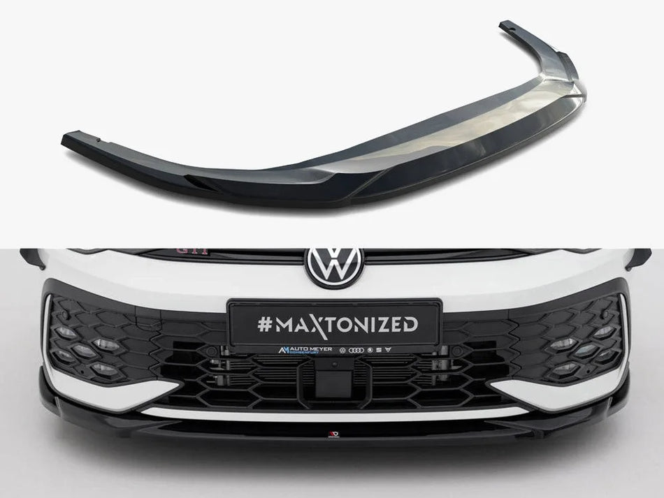 Maxton Front Splitter V.4 Volkswagen Golf GTI / GTE / R-Line Mk8 Facelift