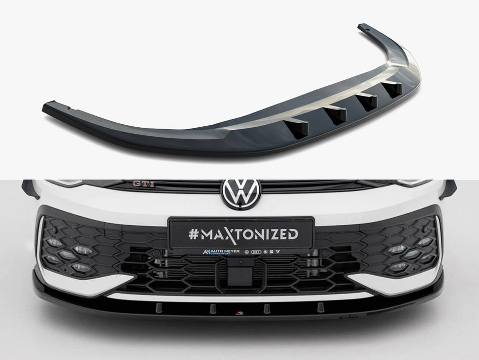 Maxton Front Splitter V.1 Volkswagen Golf GTI / GTE / R-Line Mk8 Facelift