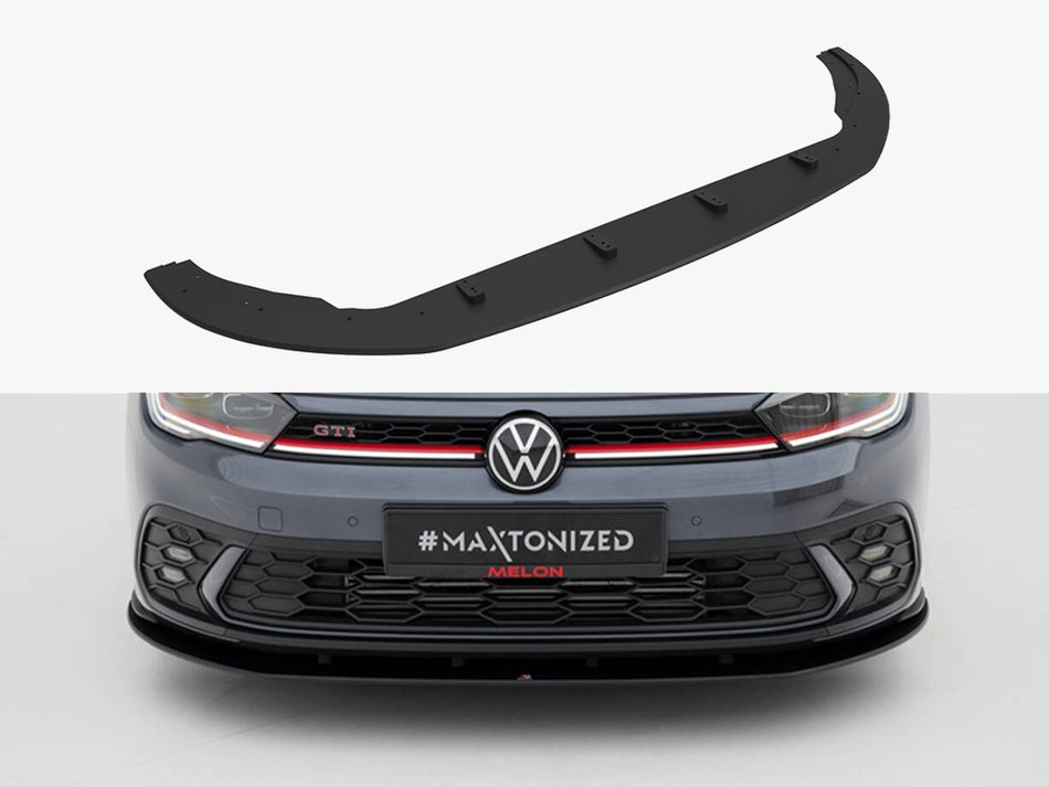 Maxton Street PRO Front Splitter Volkswagen Polo GTI Mk6 Facelift